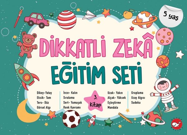 Dikkatli Zeka Eğitim 3. Kitap - 5 Yaş