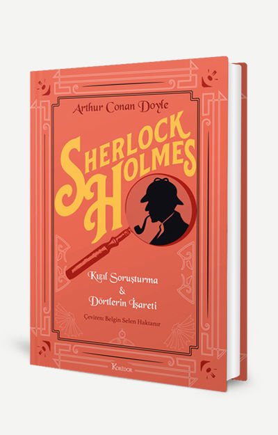 92 - Sherlock Holmes: Kızıl Soruşturma & Dörtlerin İşareti - Bez Ciltli