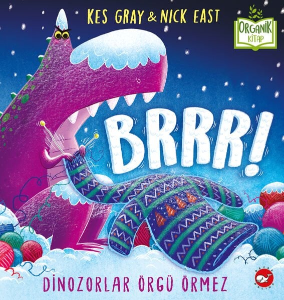 Organik Kitap - Brrr! Dinozorlar Örgü Örmez