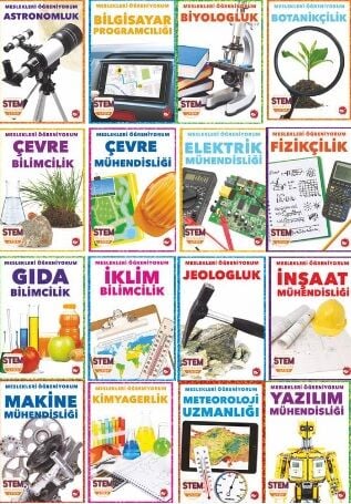 Meslekleri Öğreniyorum - 16 Kitap Set