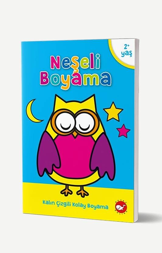 Kalın Çizgili Neşeli Boyama