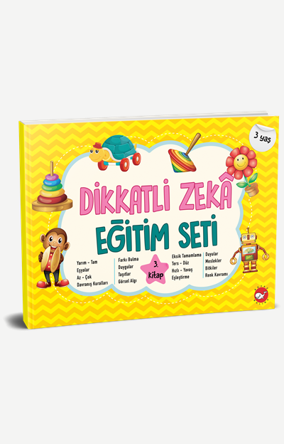 Dikkatli Zeka Eğitim 3. Kitap - 3 Yaş