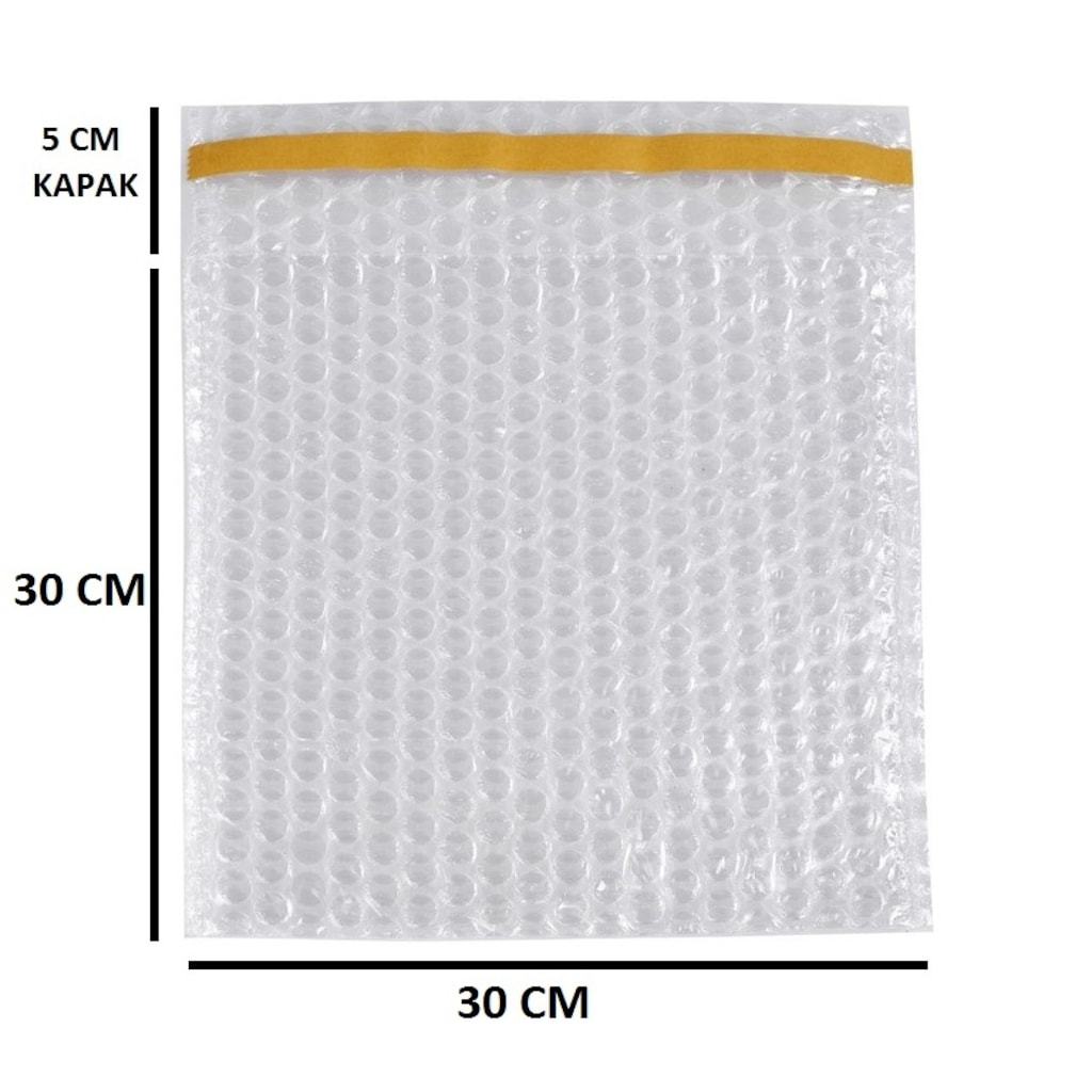 30x30 +5 bantlı Balonlu Torba