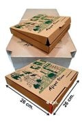 Pizza Kutusu 26x26x4 cm (100'lü)
