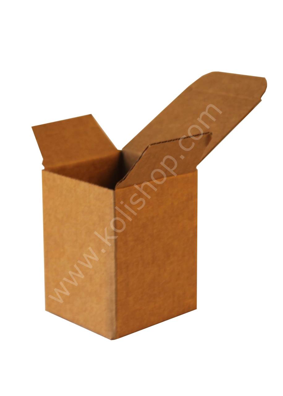 Tek Oluklu Kutu 6x6x8 cm