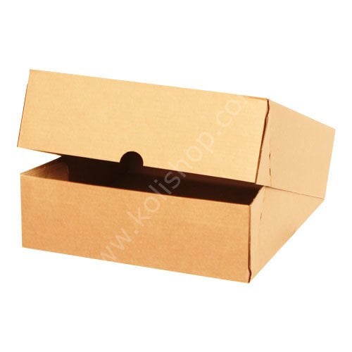 E-ticaret Kargo Kutusu [4 Nokta] 34x26x18-cm-Kraft