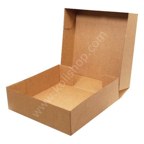 E-ticaret Kargo Kutusu [4 Nokta] 40x40x12-cm-Kraft