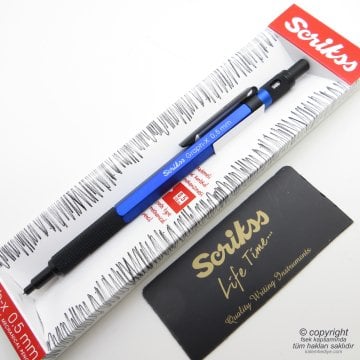 Scrikss Graph-x 0.5mm Mavi | İsme Özel Kalem