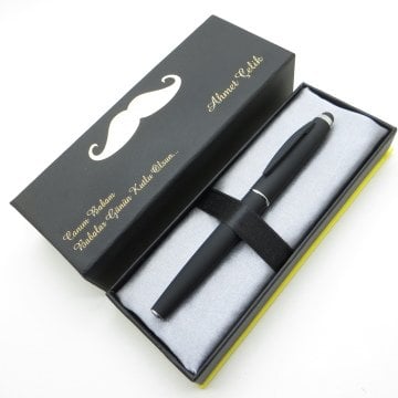 Wings Mono R540 Mat siyah Touch Tükenmez Kalem | İsme Özel Kalem | Hediyelik Kalem