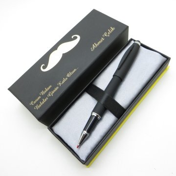Wings Mono R540 Mat siyah Touch Tükenmez Kalem | İsme Özel Kalem | Hediyelik Kalem