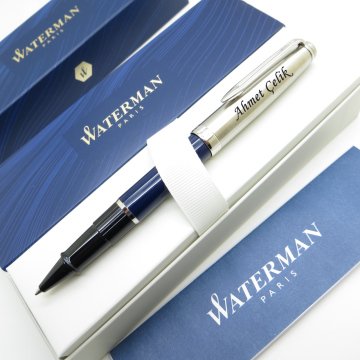 Waterman Embleme Mavi CT Roller Kalem | İsme Özel Kalem | Hediye Kalem