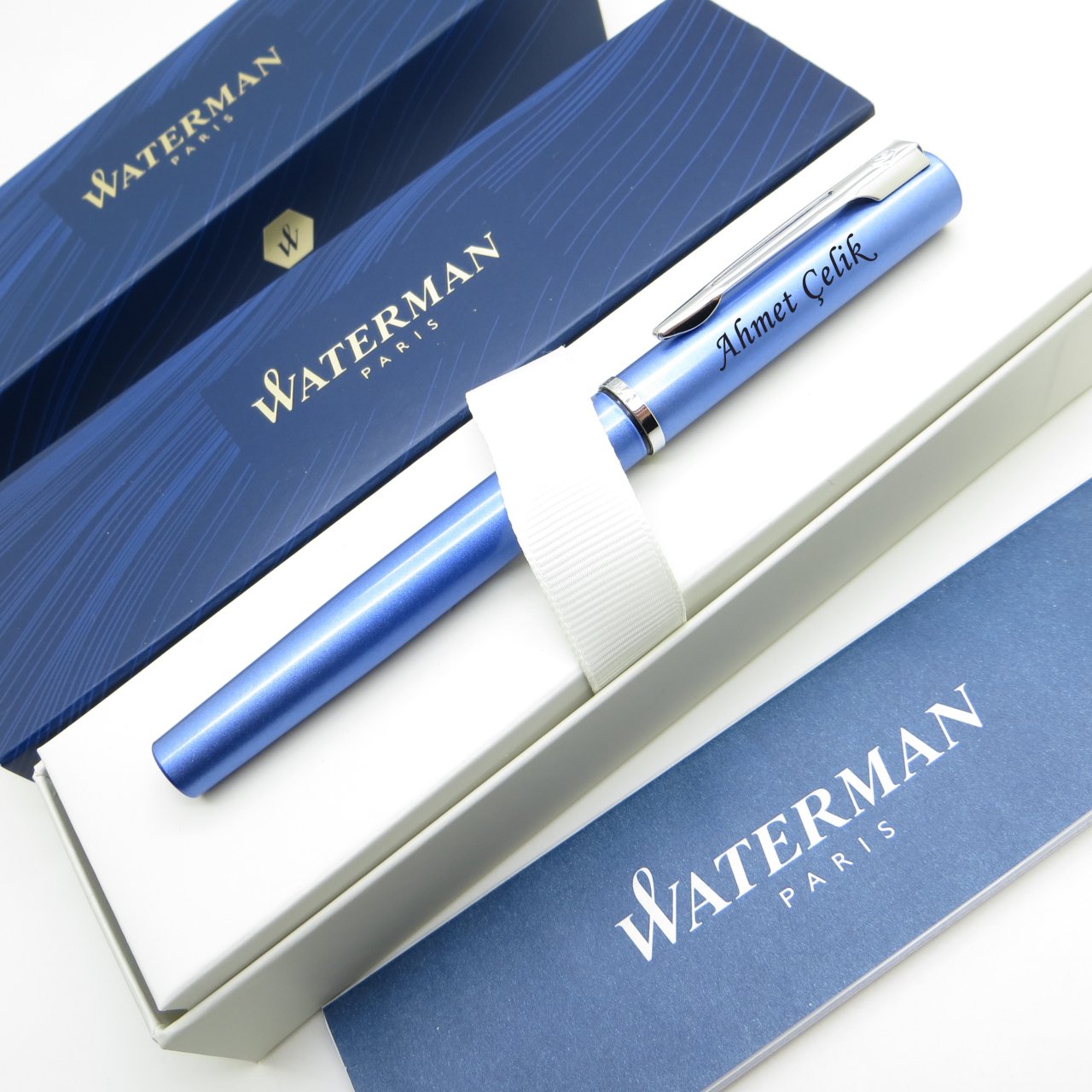 Waterman Allure Mavi CT Dolma Kalem | İsme Özel Kalem | Hediye Kalem