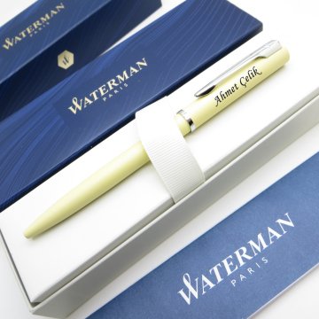 Waterman Allure Pastel Sarı CT Tükenmez Kalem | İsme Özel Kalem | Hediyelik Kalem