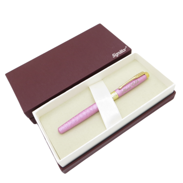 Signator® ST187 Slim Bazalt Pink Gold Metal Roller Kalem | İsme Özel Kalem
