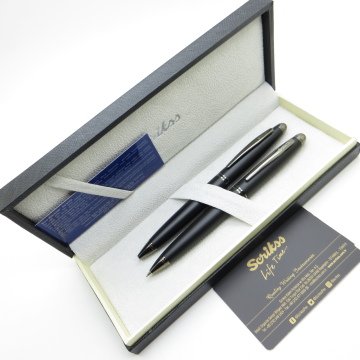 Scrikss 88 Mat Siyah Tükenmez Kalem + Versatil Kalem Set | Scrikss Kalem | İsme Özel Kalem | Hediyelik Kalem