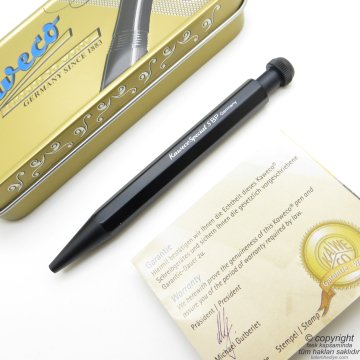Kaweco 10000532 Special Mini Tükenmez Kalem Alüminyum Siyah | İsme Özel Kalem