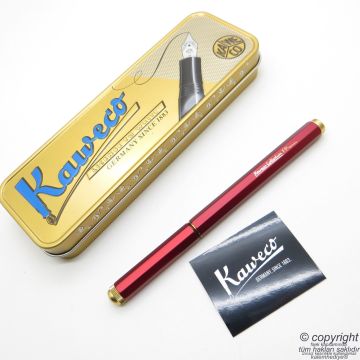 Kaweco 10002321 Special Collection Kırmızı Dolma Kalem Bold Bold Uç (BB) | İsme Özel Kalem