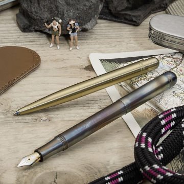 Kaweco Liliput Fireblue Stainless Steel Dolma Kalem Medium | İsme Özel Kalem