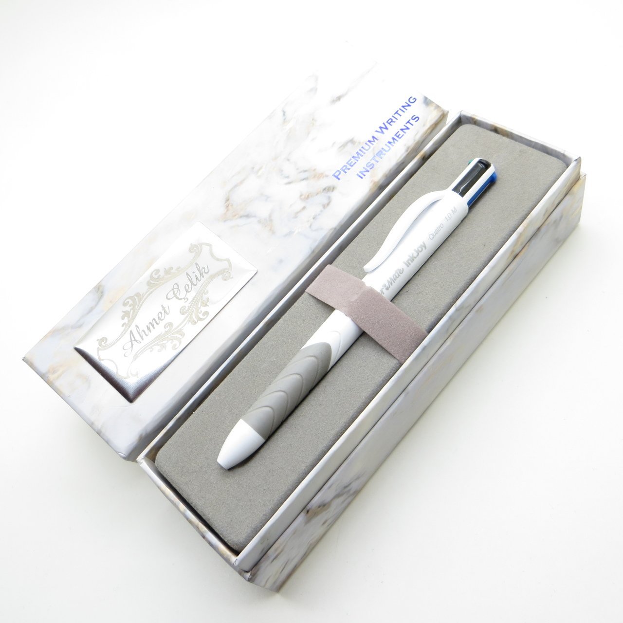 Papermate T564 Fonksiyonlu 4 Renkli Plastik Tükenmez Kalem | İsme Özel Kalem | Hediyelik Kalem