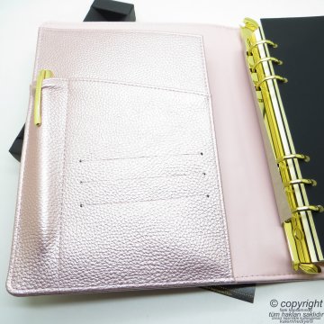 İsme Özel Tarihsiz Haftalık Organizer ve Kalem 15x21 | Soft Pink