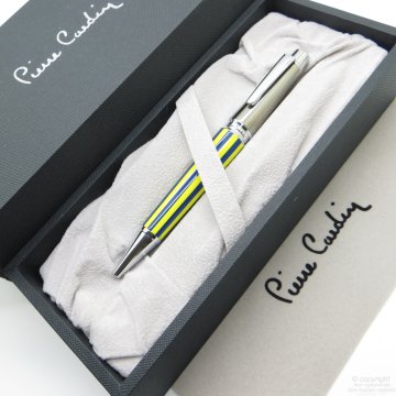 Pierre Cardin Force Sarı Lacivert Titanyum Tükenmez Kalem | İsme Özel Kalem