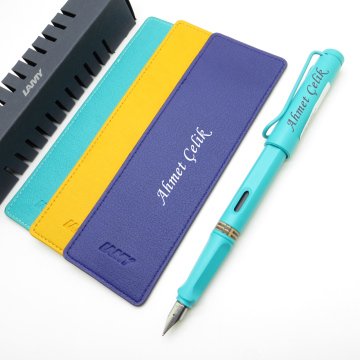 Lamy Safari Candy Dolma Kalem Aqua + Anahtarlık | Lamy Kalem | Hepsi İsme Özel