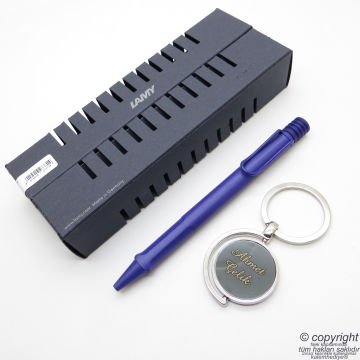 Lamy Safari Tükenmez Kalem Violet + Kalem Kılıfı | Lamy Kalem | Hepsi İsme Özel