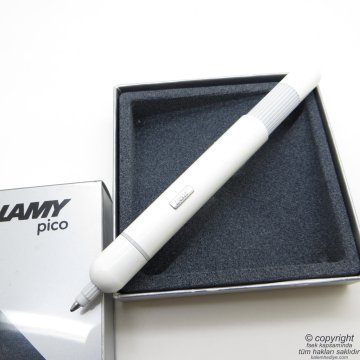 Lamy Pico Tükenmez Kalem Beyaz | Lamy Kalem İsme Özel