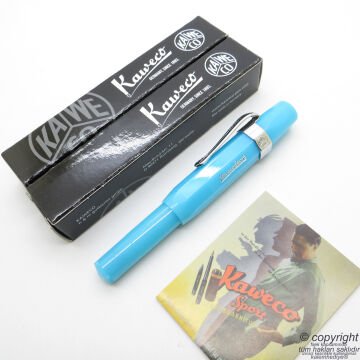 Kaweco 10001879 Frosted Sport Roller Kalem Mavi | İsme Özel Kalem