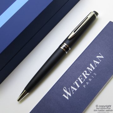 Waterman Expert Mat Siyah Tükenmez Kalem | İsme Özel Kalem | Hediye Kalem