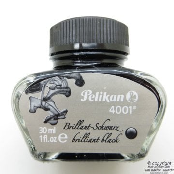 Pelikan 4001 Siyah Mürekkep 30ml. Şişe