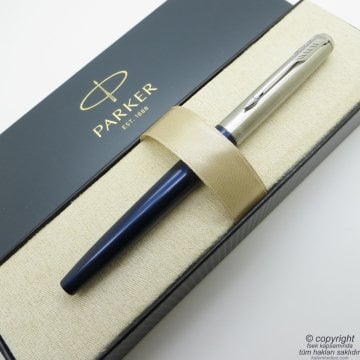 Parker Jotter Metal Mavi Roller Kalem | İsme Özel Kalem | Hediyelik Kalem