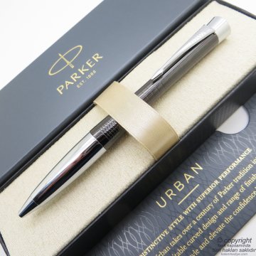 Parker Urban Premium Metal Abanoz Siyah Tükenmez Kalem | Parker Kalem | İsme Özel Kalem | Hediyelik Kalem