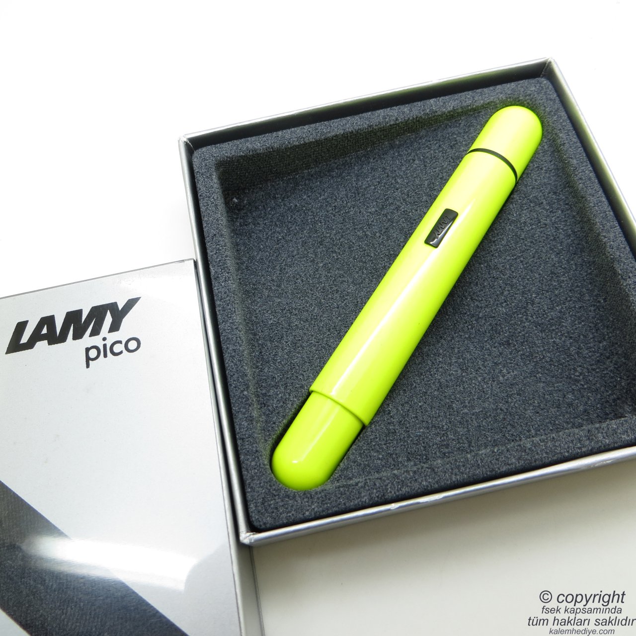 Lamy Pico Tükenmez Kalem Neon Sarı | Lamy Kalem  İsme Özel