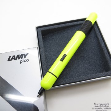 Lamy Pico Tükenmez Kalem Neon Sarı | Lamy Kalem  İsme Özel