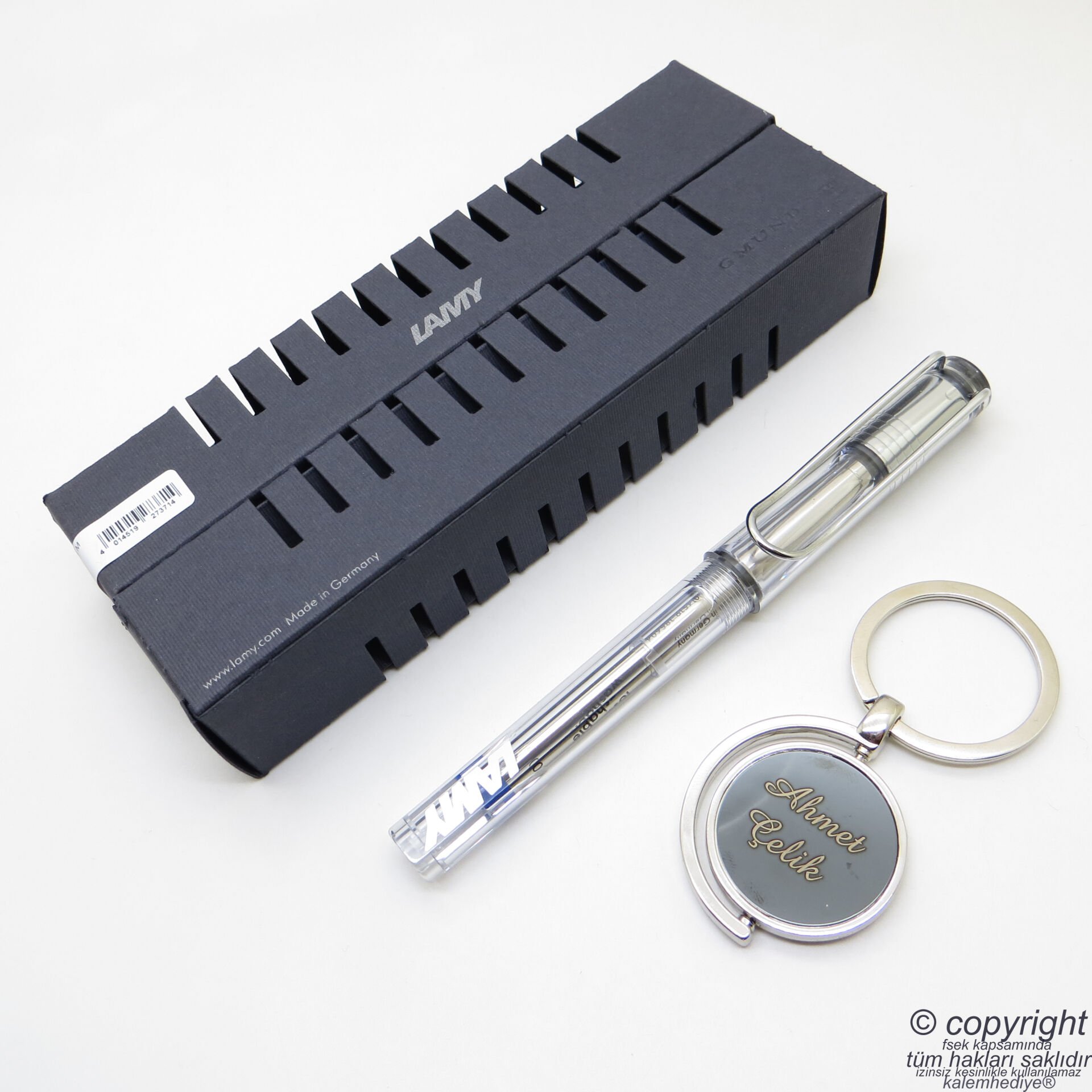 Lamy Vista Transparan Roller Kalem + Kalem Kılıfı | Lamy Kalem