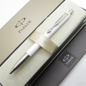 Parker Vector Beyaz Tükenmez Kalem | İsme Özel Kalem | Hediyelik Kalem
