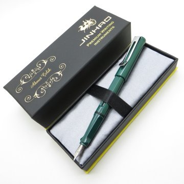 Jinhao Koyu Yeşil Dolma Kalem | İsme Özel Kalem