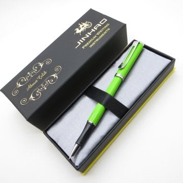 Jinhao Tam Metal Yeşil Dolma Kalem | İsme Özel Kalem