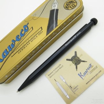 Kaweco 10000531 Klasik Spesyal Tükenmez Kalem Alüminyum Siyah | İsme Özel Kalem