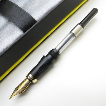 Jinhao Siyah Altın Beyaz Çizgi Full Metal Dolma Kalem | İsme Özel Kalem