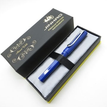 Jinhao Parlak Mavi Roller Kalem | İsme Özel Kalem