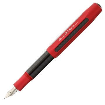 Kaweco 10000358 Ac Sport Dolma Kalem Kırmızı-Siyah Medium Uç | İsme Özel Kalem