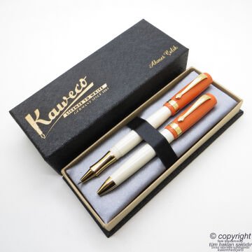 Kaweco 70'S Soul Kalem Seti | Roller Kalem + Tükenmez Kalem Set | İsme Özel Kalem