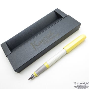 Kaweco Perkeo Dolma Kalem Sarı/Beyaz | İsme Özel Kalem