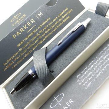 Parker IM Gece Mavi Tükenmez Kalem | İsme Özel Kalem