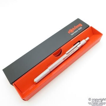 Rotring 800 Mekanik Kurşun Kalem, Krom 0.7 mm | İsme Özel Kalem