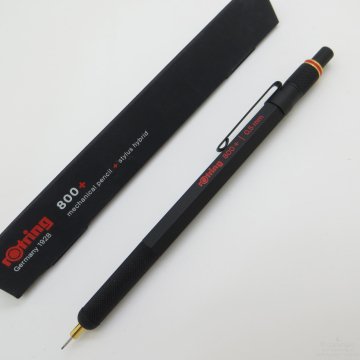 Rotring 800+ (plus) İki Fonksiyonlu kalem, Siyah 0.5 mm | İsme Özel Kalem