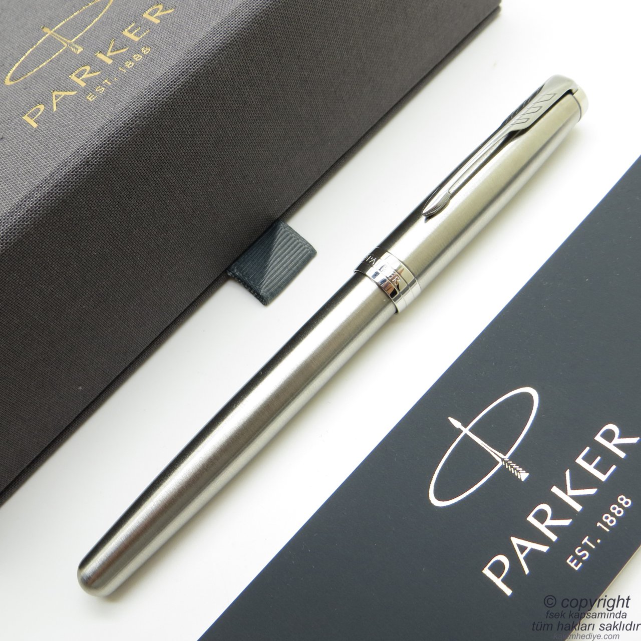 Parker Sonnet SS CT Dolma Kalem | Parker Kalem | İsme Özel Kalem | Hediyelik Kalem