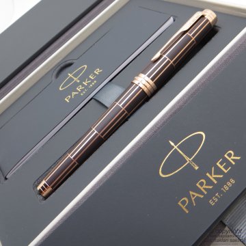 Parker Premier Luxury Altın Kahve GT Roller Kalem | Parker Kalem | İsme Özel Kalem | Hediyelik Kalem